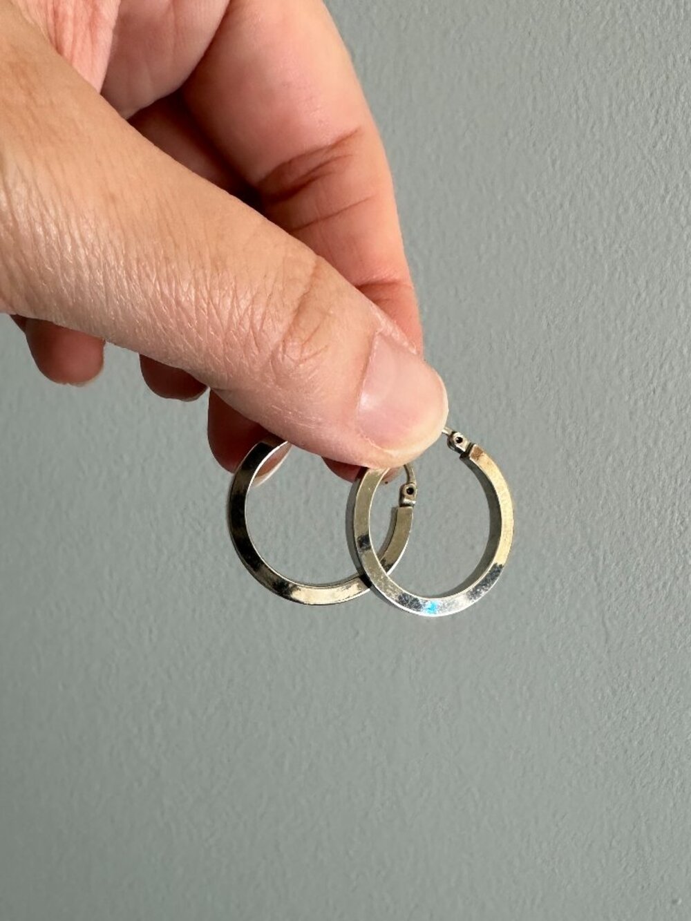 Silver Hoop Earrings